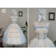 Miss Point Point Garden Embroidered Tiered JSK(Reservation/3 Colours/Full Payment Without Shipping)